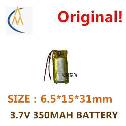 New 3.7V polymer lithium battery 651531 350mah MP3 Bluetooth headset / device / mini Bluetooth headset 3D glasses