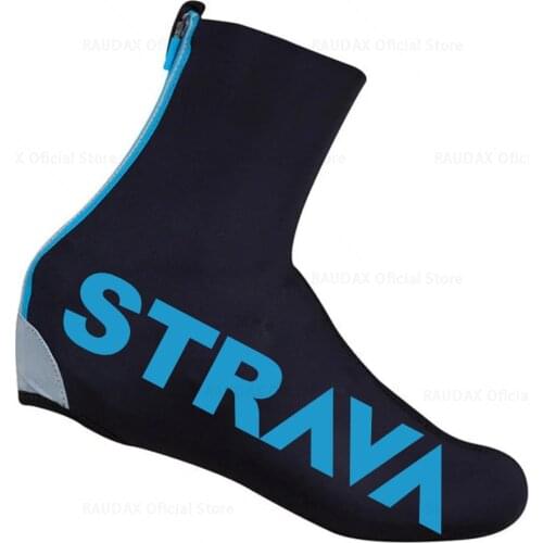 New STRAVA Summer Lycra Zip Cycling Shoe Cover Sport Man MTB Bike Shoes Covers Bicycle Overshoes Cubre Ciclismo Men Shoe Cover