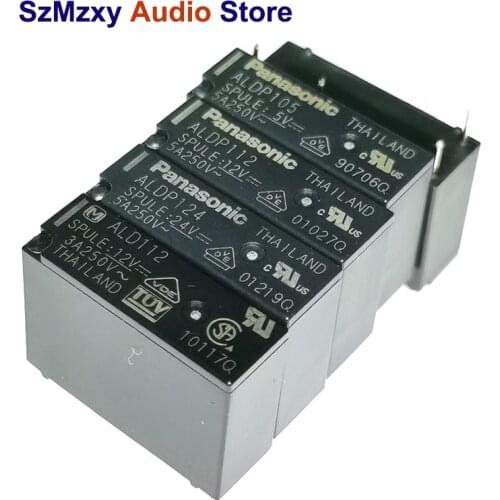 5PCS HOT NEW Relay ALDP105 ALDP112 ALDP124 ALDP112 5V 12V 24V 5A 250V DIP4 ALDP105W ALDP112W ALDP124W