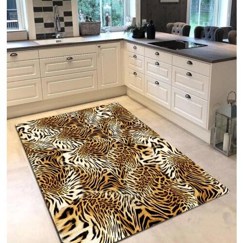 Orange white color trap animal patterned kitchen rug modern carpet rug personalized gift free shipping kitchen colorful runner