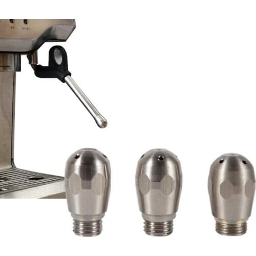 4 Holes Coffee Machine Steam Nozzle Stainless Steel Nozzle Universal Milk Foam Tip Spout For Barista Coffee Tools Accessories