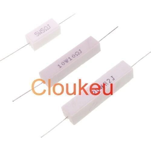 RX27 QSP 5W 10W 20W 5% Cement resistance 1K 1.2K 1.5K 1.8K 2K 2.2K 2.7K 3K 3.3K 3.9K 4.7K 5.1K 5.6K 6.2K 6.8K 7.5K 8.2K ohm