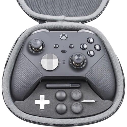 Anti-fall Storage Bag Delicate Design Portable EVA Hard Gamepad Protective Hard Case Storage Bag for XBOX ONE X ELITE 2 Handle