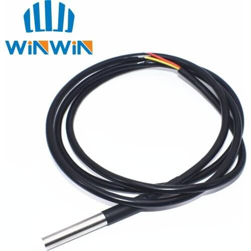 20pcs Stainless steel package Waterproof DS18b20 temperature probe temperature sensor 18B20