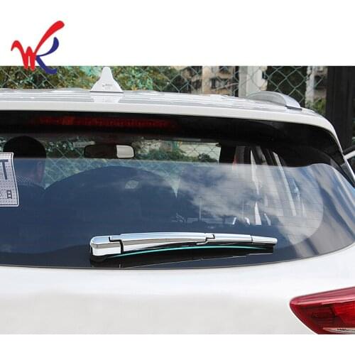 Loyalty for Hyundai Tucson 2015 2016 2017 Rear Window Water Wiper Protection Cover Trim ABS Chrome Car Styling Car Accessories