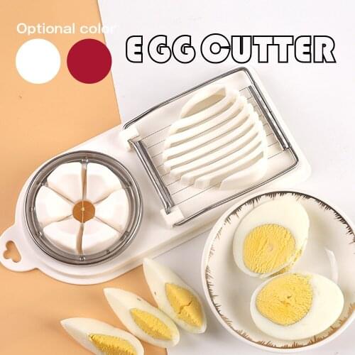 2In1 Stainless Steel Egg Slicers Splitter Dividers Preserved Eggs Tool Kitchen Gadgets Cooking Tools Gadgets Dividers Preserved