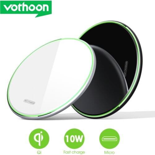 Vothoon 15W Qi Wireless Charger For iPhone 11 pro xs max xr 8 Plus Fast Wireless Charging Pad For Samsung S10+ Note 9 8 Xiaomi