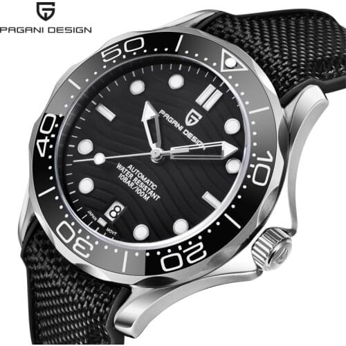2021 New PAGANI DESIGN Top Brand Men Mechanical watches Luxury Automatic Watch for men NH35 Sapphire crystal Dive wristwatch