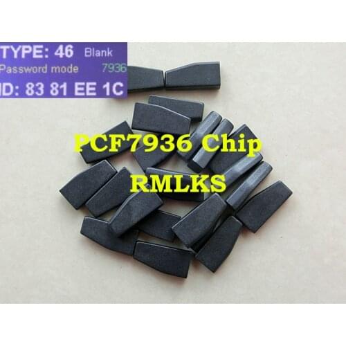 RMLKS 5pcs/lot Car key transponder Blank PCF7936AS PCF7936 ID46 tango transponder chip