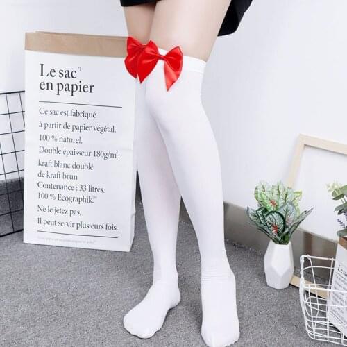 New Sexy Woman Ladies Bow Tie Thigh Stockings Sweet All-match Fashion Stockings