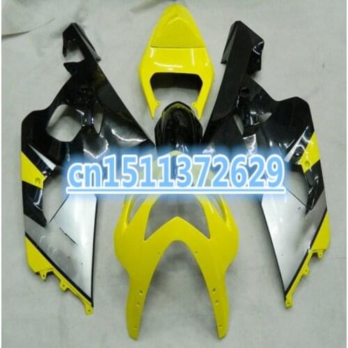 For Black Yellow K4 04 05 A GSX-R600 GSXR600 HOT GSXR-600 GSXR 600 2004 2005 Body Fairings