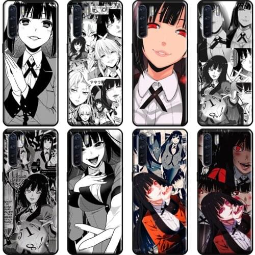 Kakegurui Jabami Yumeko Collage Case For OPPO Reno 2 Z 4 Pro A5 A9 A31 A53 2020 A1K A3S A5S A15 A52 A72 A83 F5 F7 Cover