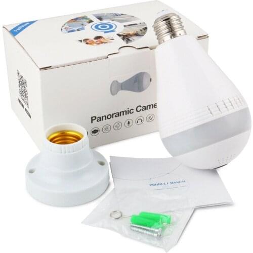 360 Fisheye Security wifi Cameras Lamp Panoramic Bulb 960p 1080P IP CCTV Video Surveillance HD Night Vision Baby Monitor