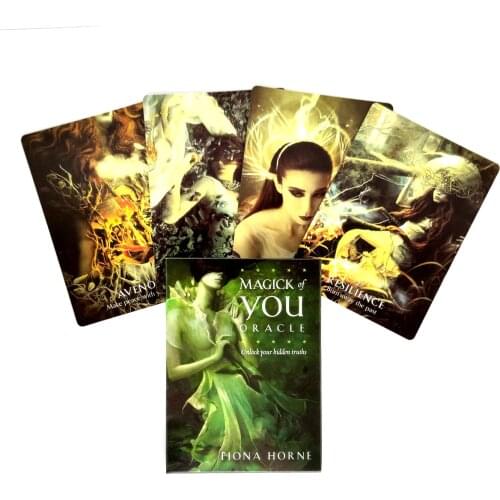 Magick Of You Oracle Tarot Cards And PDF Guidance Divination Deck Entertainment Parties Board Game Support Drop Shipping 36Pcs