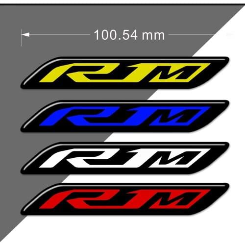 YZF R1 M Tank Pad Stickers Decal Protector For YAMAHA YZF R1M YZFR1M Fairing Emblem Badge Logo Knee 2016 2017 2018 2019 2020