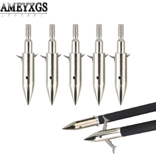 15pcs Stainless Steel Arrowhead 160 grain Blades Broadhead Hunting Fishing Shooting Archery Accessories