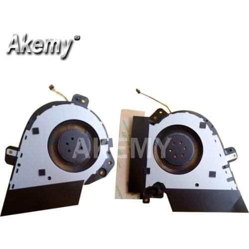 New laptop cpu gpu fan cooler radiator for ASUS ROG GU502DU GU505DU GU502GV GU502GV-BI7N10 DFS5K1211549IP DFS5K12304363C 5V 12V