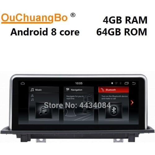 Ouchuangbo car radio gps navigation android 9.0 for NBT system X1 F48 (2016-2017) support BT 8 core 4GB RAM 64GB ROM USB