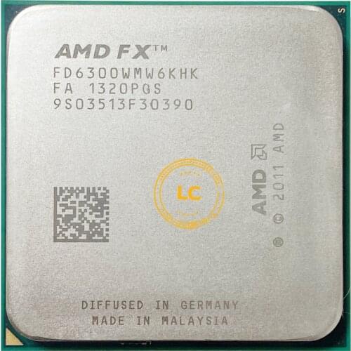 AMD FX-Series FX6300 FX 6300 3.5 GHz Six-Core CPU Processor FD6300WMW6KHK Socket AM3