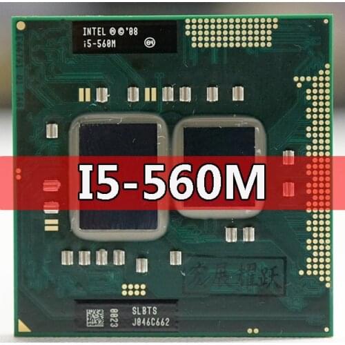 Intel Core i5-560M Notebook Computer Processor i5 560M Laptop CPU PGA988 Notebook Computer cpu