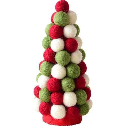 Christmas organizer navidad decoraciones para el hogar DIY Wool Ball Wall Hangings Nordic Style Kids Baby Children Home Decor