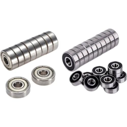 10PC Chrome Steel MR74ZZ MR74 2RS 4x7x2.5mm Mini Ball Bearing