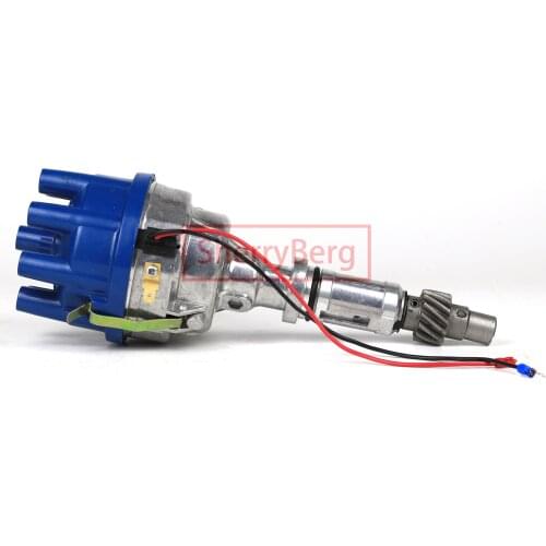 SherryBerg Complete Distributor Fit for Land Rover Range V8 35D Replace LUCAS Plug and Play Vacuum Advance Cast Electronic 8 Cyl
