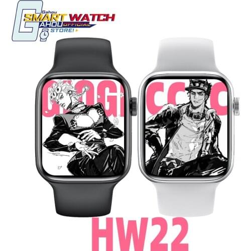 Smart Watch HW22 Custom Dial Full Touch Screen Bluetooth Call smartwatch Women Watch Heart Rate For Android IOS smartwatch Mens
