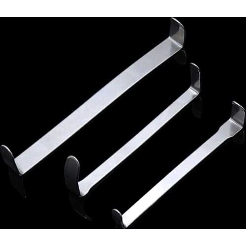 Oral dental instruments stainless steel double-headed straight-angle plate tissue pull hooks Thyroid Retractor
