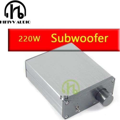 Hifivv audio Subwoofer amplifier TDA7498E digital power amplifiers 24V/6A Subwoofer Version 1.0 sound channel super amplifier