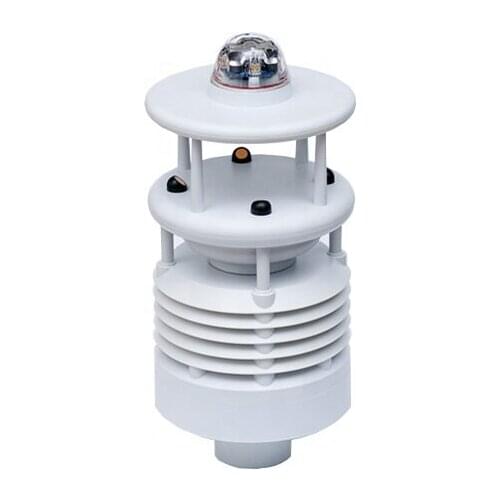 Eight parameters Ultrasonic wind speed direction air temperature humidity pressure PM2.5 PM10 Rainfall compact weather station