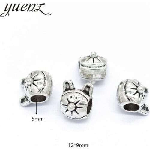 YuenZ 10pcs Vintage mouse Bead Charms big hole Beads European pendant fit for necklace bracelet DIY pendants 12*9mm R14