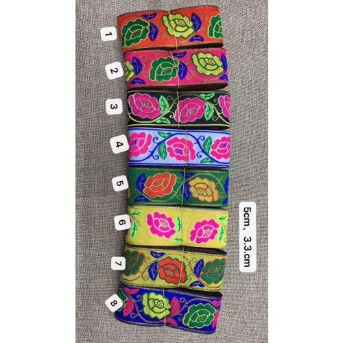 3.3cm ethnic style jacquard webbing,QC0419C