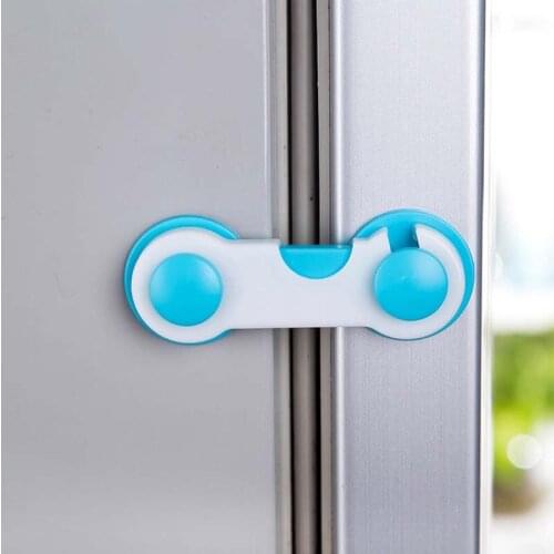10pcs Safety Child Lock Protection For Storage Drawers Kids Plastic Lock Safety Buckles Child Lock Door Baby Lock Protection
