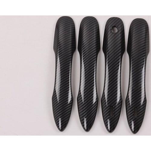 4x ABS Car Door Handle Bowl Cover Trims Car Exterior Accessories Fit for Toyota Prius 2020