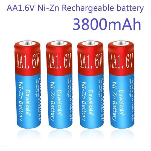 2021 New2~20pcs/lot Brand AA rechargeable battery 3800mah 1.5V New Alkaline Rechargeable batery for led light toy mp3