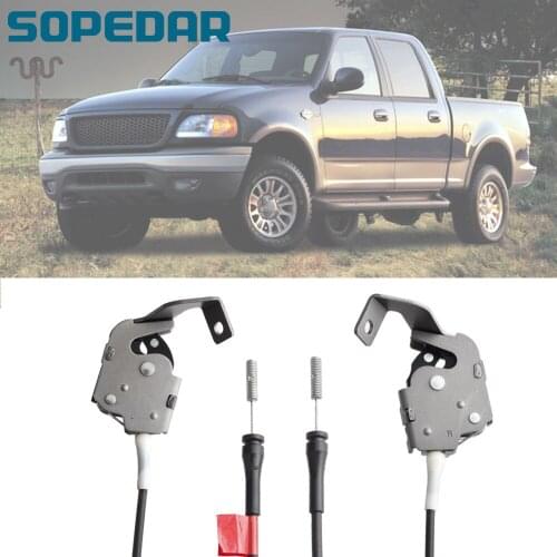 Car RH LH Side Rear Upper Door Latch For Ford F150 F250 1997-2004 Heritage Extended Cab Pickup 6L3Z-18264A26-A 6L3Z-18264A27-A