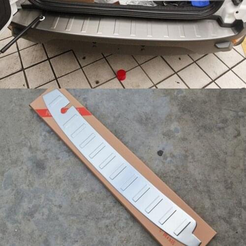 Car-covers 304 Stainless Steel Rear bumper Protector Sill fit for Ford Ecosport 2013-2015 2016 Car styling 1pcs