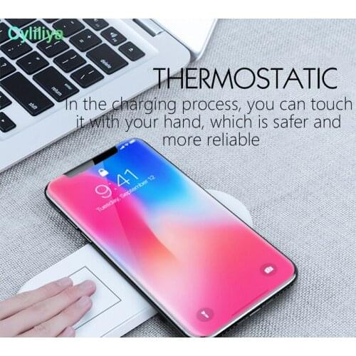 QI Wireless Charger 2 In 1 Charger for iPhone X iPhone 8 Plus for Apple Watch 7.5W with Retail Package 5pcs