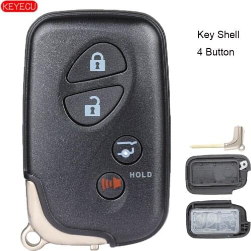 KEYECU Smart Remote Car Key Shell Case Fob for for Lexus RX350 2015 GX460 2010-2018 HYQ14ACX With MPV Trunk Button