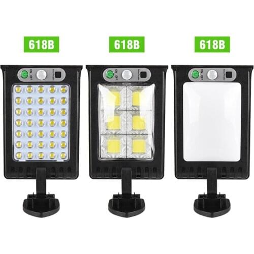 Motion sensor wireless outdoor waterproof safety LED solar light garden wall mounted easy to install 3 modes outdoor wall light