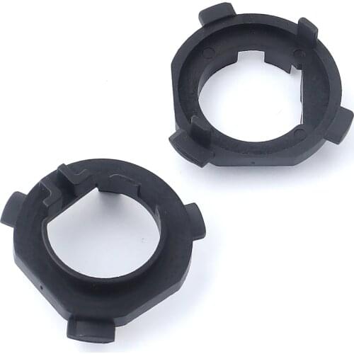 2pcs H1 Car LED Headlight Bulb Holder Adapter H1 Wagon Lamp Base Bulb Retainer For KIA Kaizun K7