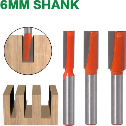 1pc 6mm shank Cleaning bottom Engraving Bit solid carbide router bit Woodworking Tools CNC milling cutter endmill for wood
