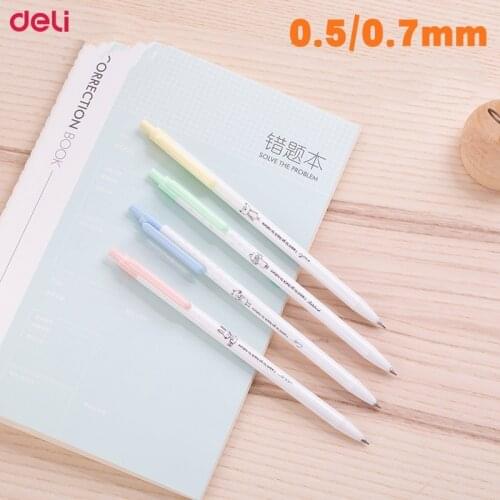 Deli 36pcs Kawaii Mechanical Pencils 0.7mm Cute Cartoon Animal Cat Kids Mechanic Pencils 0.5mm School Stationery Supplies Gifts