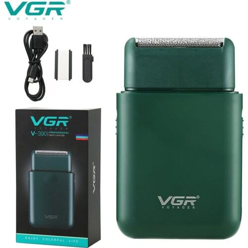 VGR Cordless shaver hair cleaning shave shaper foil electric shaver head shaving machine Face Care Multifunction Strong Trimmer