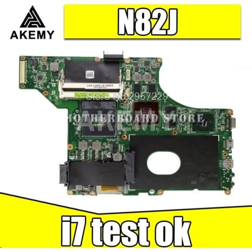 N82JQ Laptop motherboard HM55 For Asus N82J N82JA N82JQ notebook