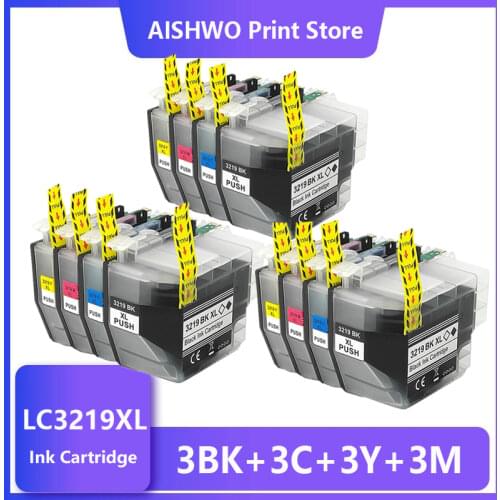 12 Pack LC3219XL Compatible LC3219 XL Ink Cartridges for Brother MFC-J5330DW MFC-J5335DW MFC-J5730DW MFC-J5930DW MFC-J6530