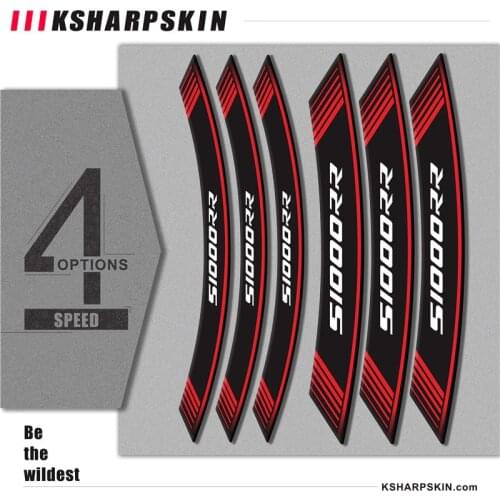 Motorcycle sticker stripe logo tire decoration inner edge reflection wheel decal for BMW S1000RR