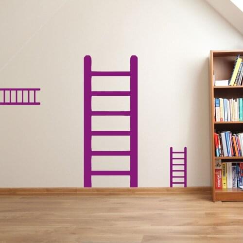 Muro Adesivi Adhesivos De Pared 3 set ladder wall sticker 1 M Height High quality Vinyl Wall Decal Art Deco Wall Paper S-31