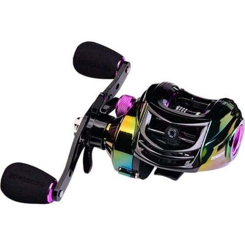 213G New Baitcasting Reel 7.2:1 Gear Ratio Max Drag 8KG Left Right Hand Aluminium Spool Fishing Coil